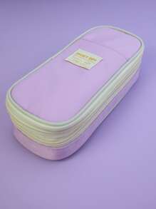 1入組雙層筆袋 - 淡紫色 - 查看 3
