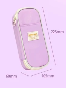 1入組雙層筆袋 - 淡紫色 - 查看 6