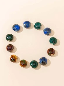 12 piezas Accesorio de joya DIY cuenta - Multicolor - Ver 1