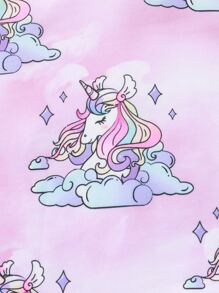 Áo nỉ bé gái Hoạt hình Giải trí - Màu Lilac Tím - Xem 3