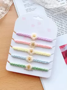 Dây Chuyền Thú Cưng Trang Trí Hoa 5 Gói - Nhiều màu - Xem 1