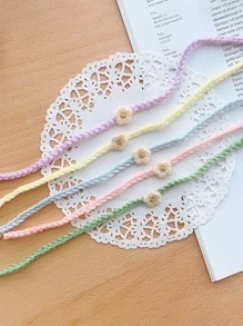 Dây Chuyền Thú Cưng Trang Trí Hoa 5 Gói - Nhiều màu - Xem 2