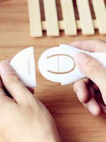 1 件可重复使用的塑料锁，简易白色锁带，用于保护婴儿