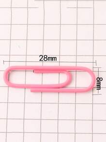 200pcs Iron Paper Clip Back To School - Pink - View 3