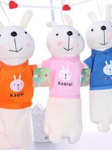 1 pieza Estuche de lápiz con diseño de conejo al azar - Multicolor - Ver 4