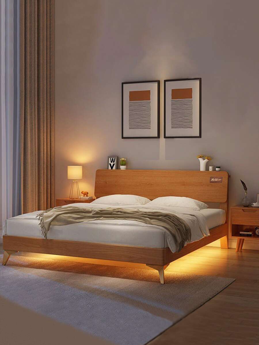 1 pieza 1.5m 90-led Luz de tira llevada blanca cálida para mesita de noche, retroiluminación, iluminación de escritorio de oficina - Amarillo - Ver 1