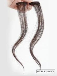 Kẹp Tóc Bang Tổng Hợp Xoăn 2 Mảnh - màu đen - Xem 2