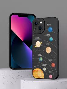 Planet Painted Space Phone Case Compatible With IPhone 11,IPhone 13,Huawei P30 Pro
