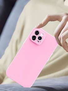 Basic Phone Cases Pink All Protective Phone Case Compatible With IPhone 11,IPhone 13,IPhone 14 Pro Max - Pink - View 2