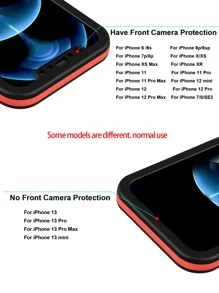 Vỏ điện thoại bảo vệ toàn diện - màu đen - Xem 6