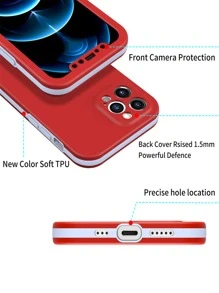 全保護手機殼 - 紅色 - 查看 3