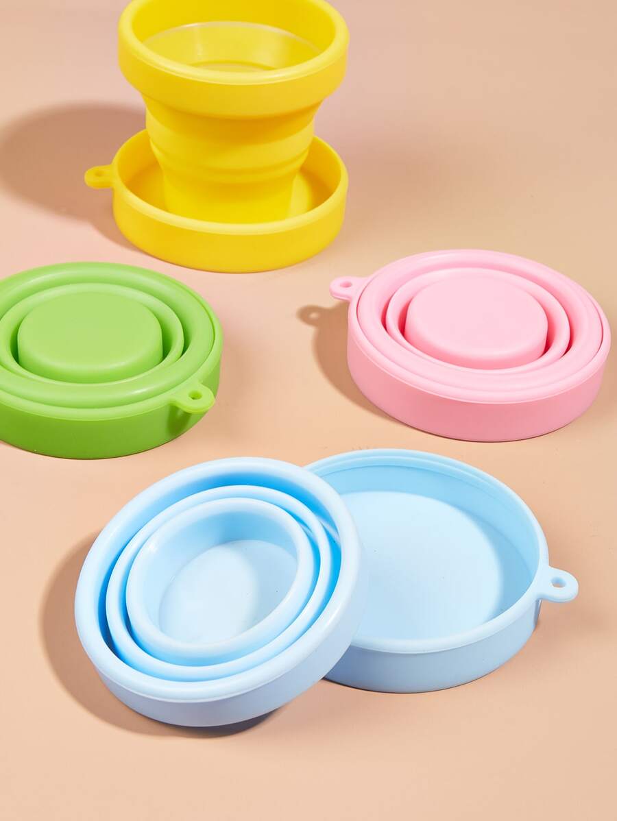 1pc Random Color Pet Travel Water Cup - Multicolor - View 1