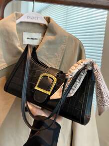 Không thấm nước , Nhẹ , Thương vụ Hàng ngày Dập nổi cá sấu Khăn quàng cổ gầy Trang trí Cái túi Đối với Cô gái tuổi teen NỮ Cao đẳng Sinh viên , & Cổ cồn trắng Công nhân
工人 Hoàn hảo Cho văn phòng , Cao đẳng , Làm việc , Làm Việc  , Commute - màu đen - Xem 6