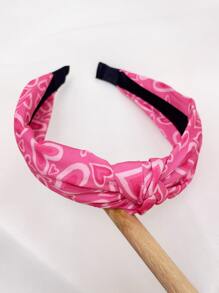 愛心圖案結飾髮箍 - 彩色 - 查看 3