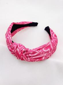 愛心圖案結飾髮箍 - 彩色 - 查看 4