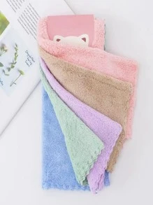 5 chiếc khăn tay màu ngẫu nhiên - Nhiều màu - Xem 3