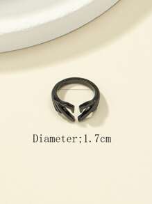 Vòng bít thiết kế cử chỉ - màu đen - Xem 3