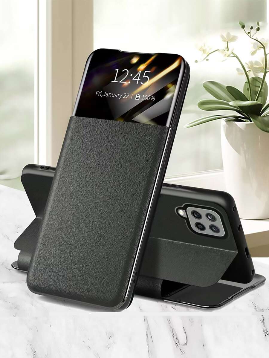 Multifunctional Flip Phone Case - Black - View 1