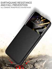 Multifunctional Flip Phone Case - Black - View 5