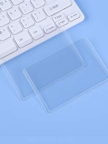 licao 用於卡片交換卡的硬質PVC保護套,棒球卡透明支架,運動卡,交換卡,3X4英寸/3.03x4.02英寸遊戲卡 - 無色 - 查看 2