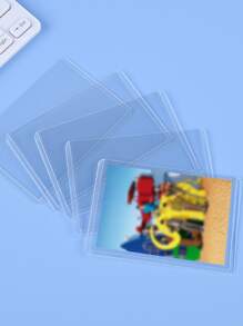 licao 用於卡片交換卡的硬質PVC保護套,棒球卡透明支架,運動卡,交換卡,3X4英寸/3.03x4.02英寸遊戲卡 - 無色 - 查看 3