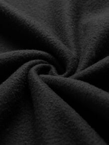 Manfinity Dauomo 男士撞色保暖内衬插肩袖抽绳连帽衫，秋冬款