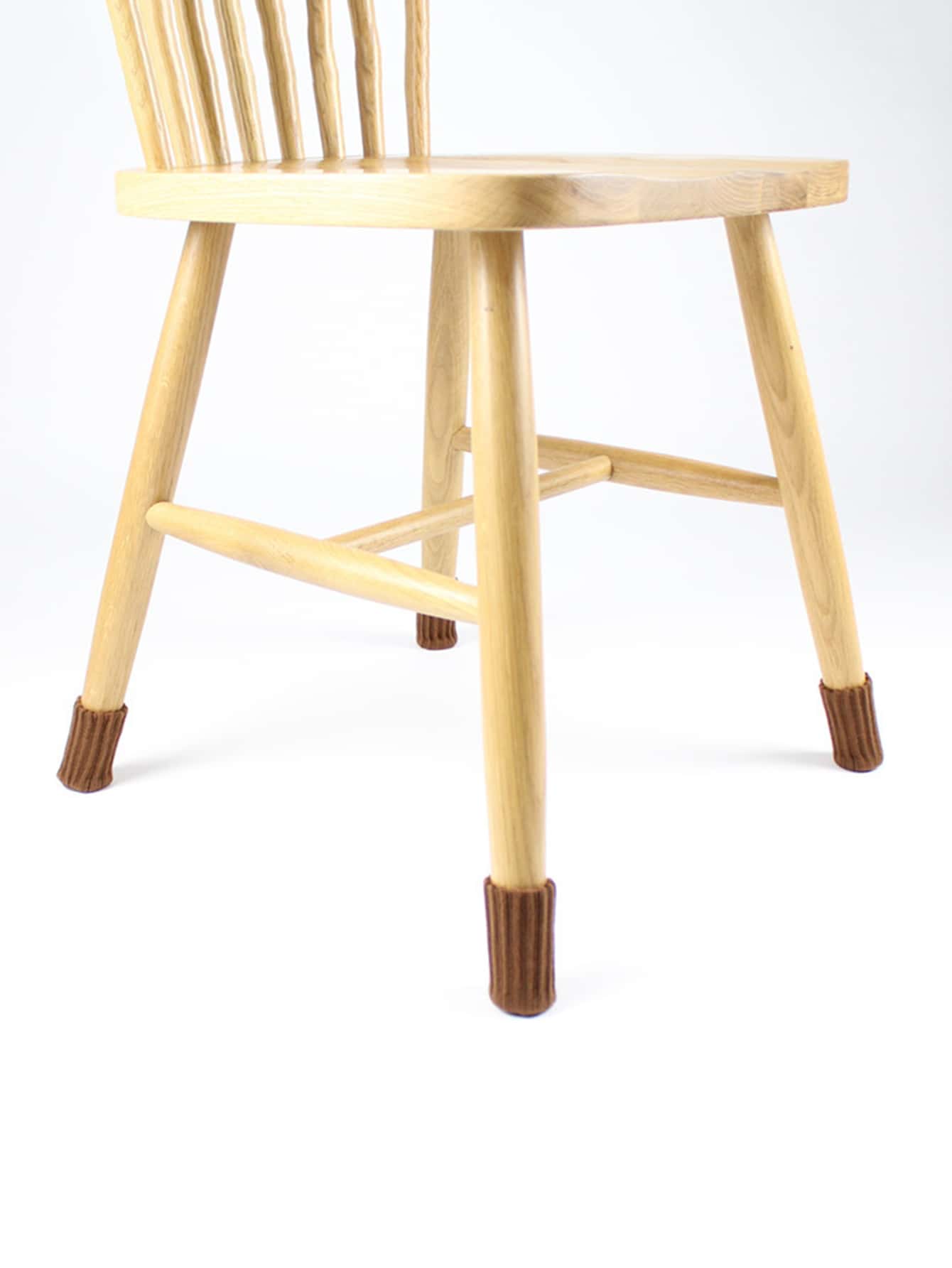 4 cái Bọc chân ghế chống trơn trượt - màu nâu - Xem 1