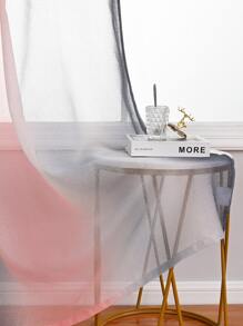 Gradient Color Single Panel Sheer Curtain