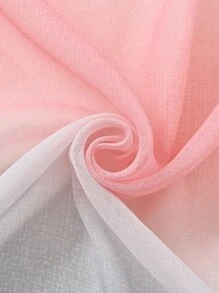 Gradient Color Single Panel Sheer Curtain