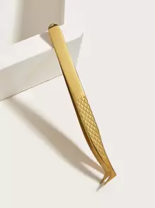 1pc Stainless Steel Eyelash Tweezers