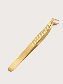 1pc Stainless Steel Eyelash Tweezers