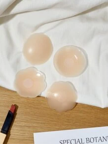 2對素色乳頭罩，帶 1 卷胸帶