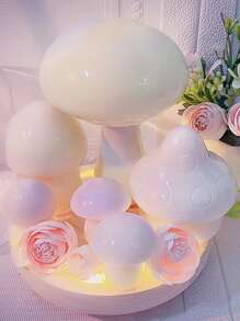 6 cái nấm hình khuôn tự làm bằng silicone - trắng - Xem 7