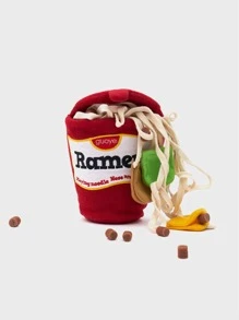 1pc Pet Food Dispensing Toy, Noodle Shaped, Sniffing And Brain Training Toy For Dogs - Multicolor - View 1