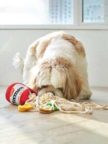 1pc Pet Food Dispensing Toy, Noodle Shaped, Sniffing And Brain Training Toy For Dogs - Multicolor - View 3