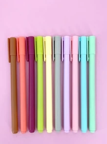 10pcs Gel Pen Set - Multicolor - View 1