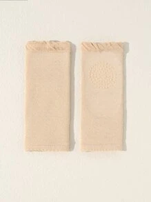 2 quấn chân đồng màu cho bé - Màu be - Xem 2