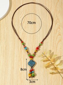 Chuỗi hạt trang trí Y vòng cổ - Nhiều màu - Xem 3