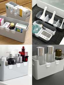 5 piezas Divisor liso refrigerador almacenamiento - Blanco - Ver 6