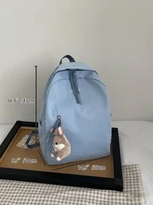 掛飾流行背包 - 藍色 - 查看 5