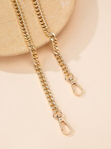 Minimalist Chain Bag Strap Bag Accessories DIY Accessories Adjustable Replacement Shoulder Strap Stylish Durable - Gold - View 3