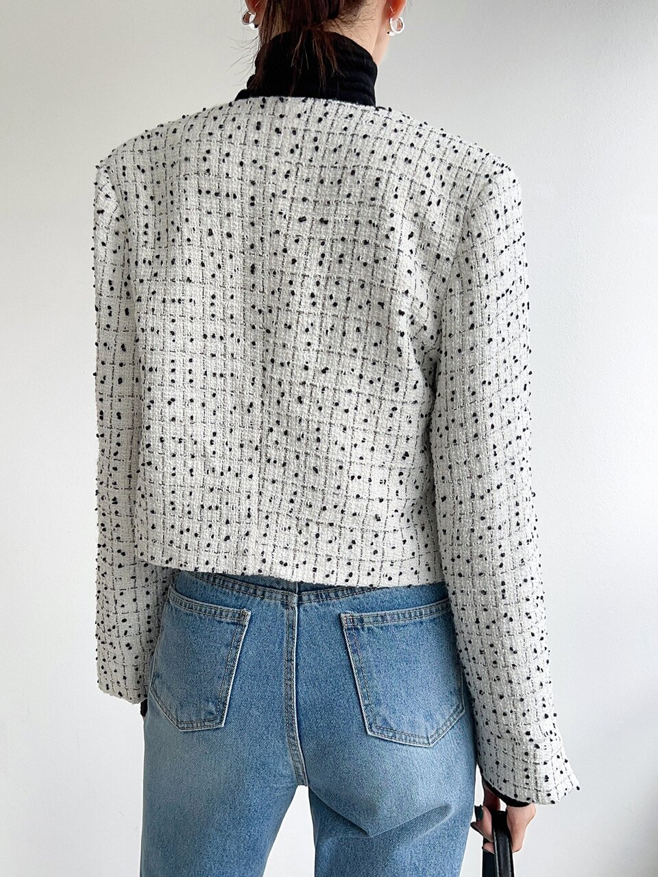 Plaid Button Front Jacket