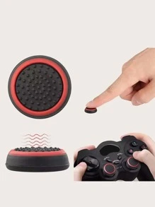 4pcs Thumb Grip Cap Cover Compatible With PS4/PS5 - Multicolor - View 3
