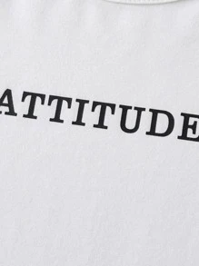 Boys Letter Graphic Tee - White - View 4