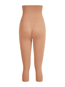 SHAPORA Wideband Waist Capri Shapewear Trousers - Apricot - View 5