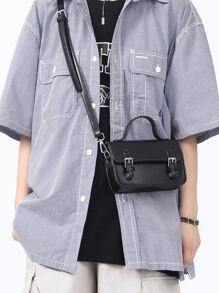 Minimalist Mini Box Shoulder Bag "Peach Tree" Black Bag Travel Essentials Holiday Essentials Bag For Men Camping Sling Bag For Men Valentine Day Stickers Bags Men Winter Back To School Valentines Gifts Valentine Gifts For Men Vacation Gift Bag Pack Cross Body Bag Spring Vintage Bags School Supplies Pouch Festival Valentine'S Day Phone Bag