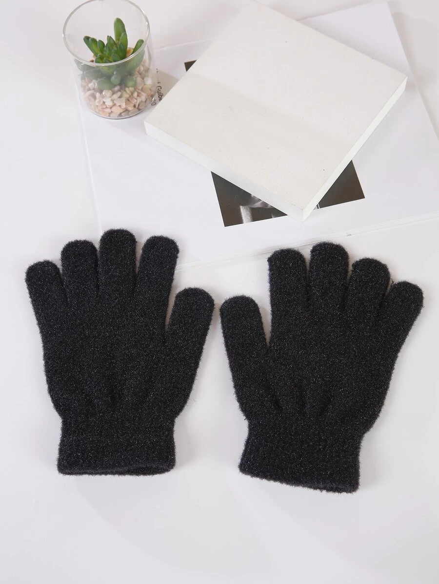 Solid Minimalist Gloves - Black - View 1