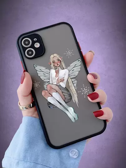 Anntherosee Goth Elf Pattern Phone Case