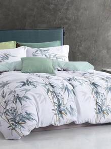 Bộ vỏ chăn hình bông hoa không có chất làm đầy - Nhiều màu - Xem 5