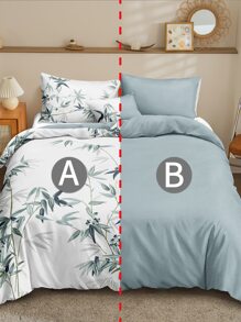 Bộ vỏ chăn hình bông hoa không có chất làm đầy - Nhiều màu - Xem 6